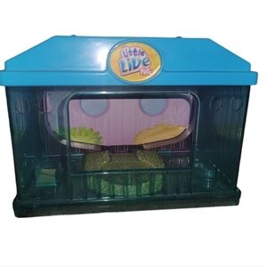 Little Live Pets Baby Chick Habitat Blue Cage Carrying Case Play Set CAGE ONLY